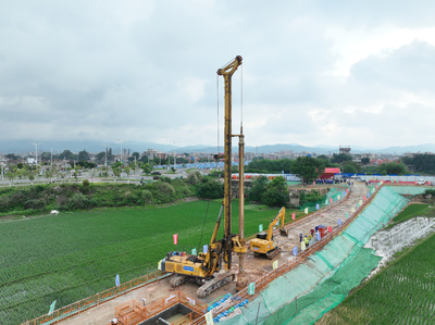 漳汕高鐵福建段首批樁基順利開鉆，建設工程施工全面啟動